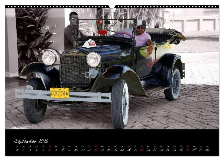 Produktbild: Kuba und die Oldtimer (Wandkalender 2026 DIN A2 quer), CALVENDO Monatskalender