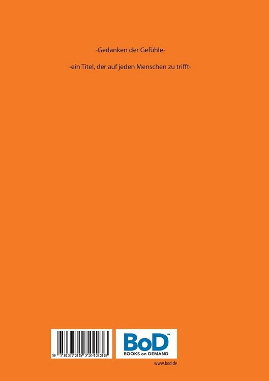 Produktbild: Gedanken der Gef&uuml;hle