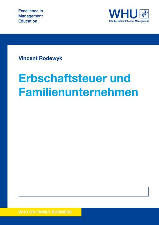 Produktbild: Erbschaftsteuer und Familienunternehmen