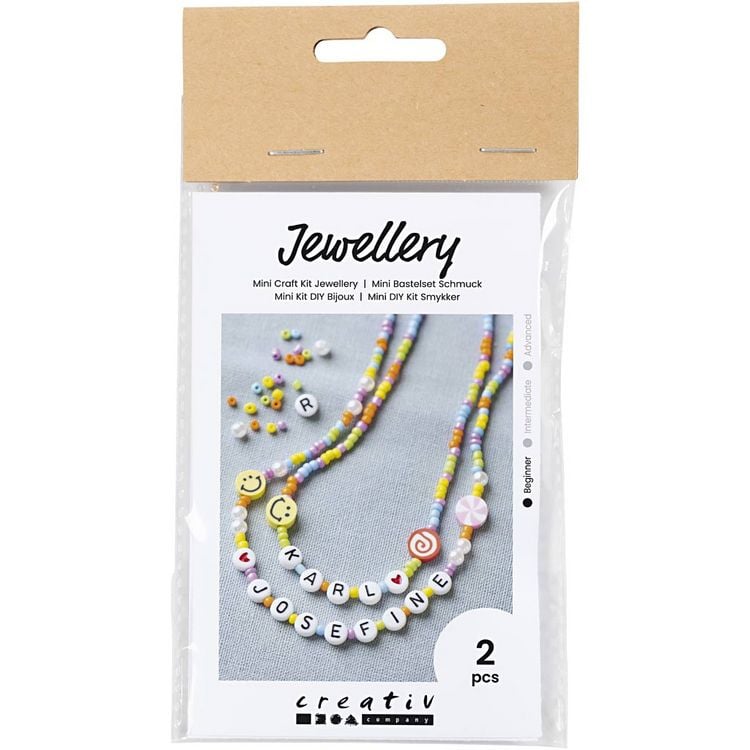 Produktbild: Creativ Company DIY Sets Beads Mini Kreativ Set Schmuck, Halsketten, Kreativ Box