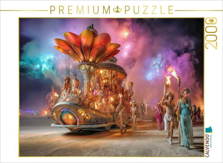 Produktbild: CALVENDO Puzzle Festival in der W&uuml;ste | 2000 Teile Lege-Gr&ouml;&szlig;e 90x67cm Foto-Puzzle f&uuml;r gl&uuml;ckliche Stunden