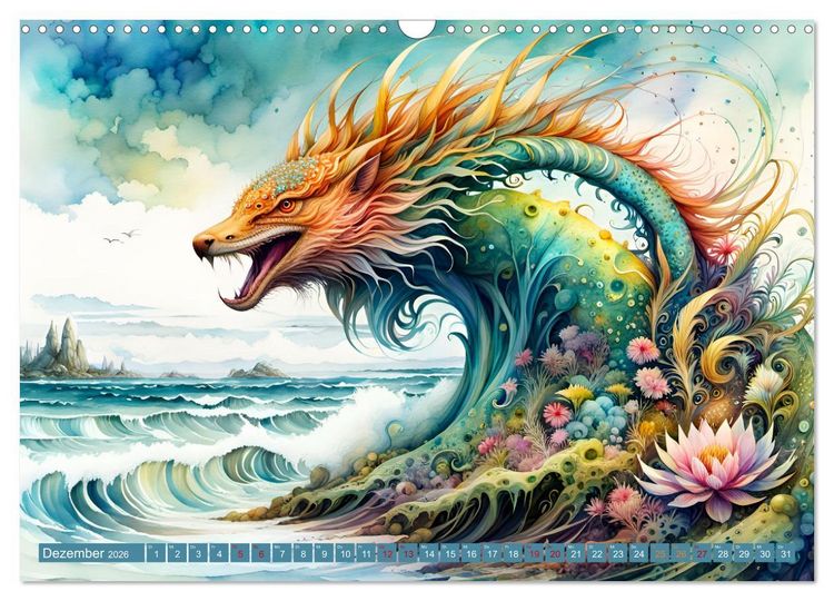 Produktbild: Liebenswerte Kreaturen (Wandkalender 2026 DIN A3 quer), CALVENDO Monatskalender