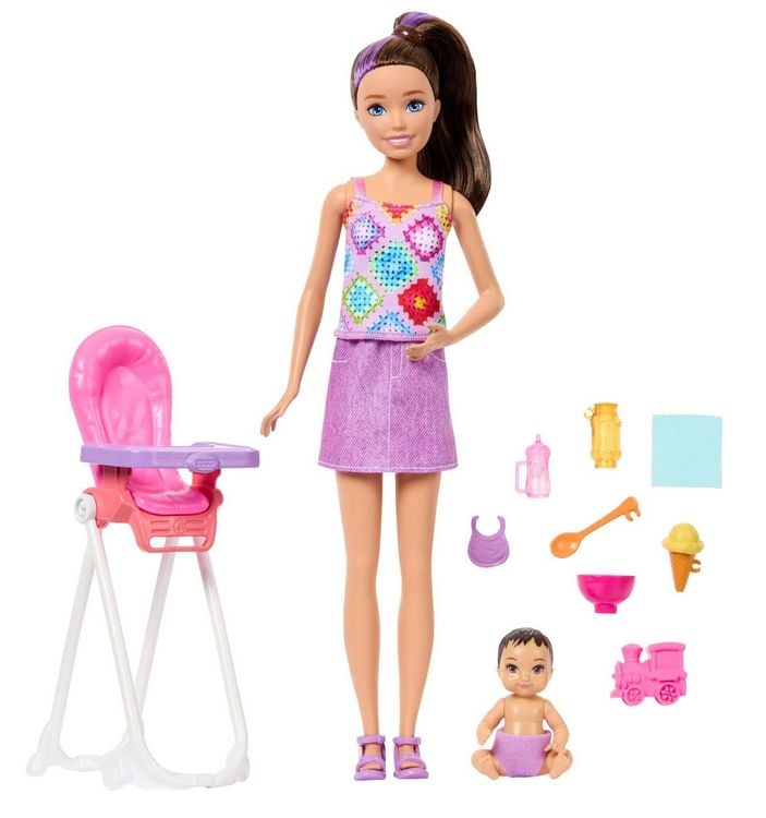 Produktbild: Barbie "Skipper Babysitters Inc." Hochstuhl Spielset
