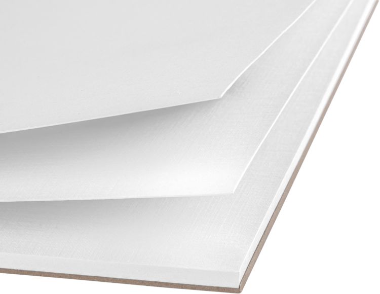 Produktbild: edding 30010 Acryl- und &Ouml;lmalblock A3 10 Blatt wei&szlig;
