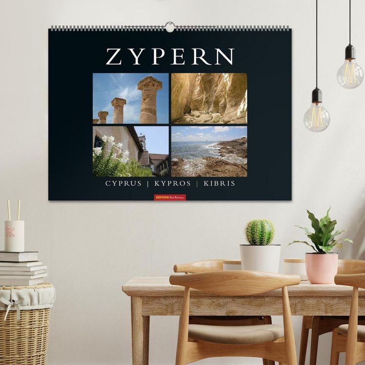 Produktbild: Zypern &ndash; Cyprus &ndash; Kypros (Wandkalender 2026 DIN A2 quer), CALVENDO Monatskalender