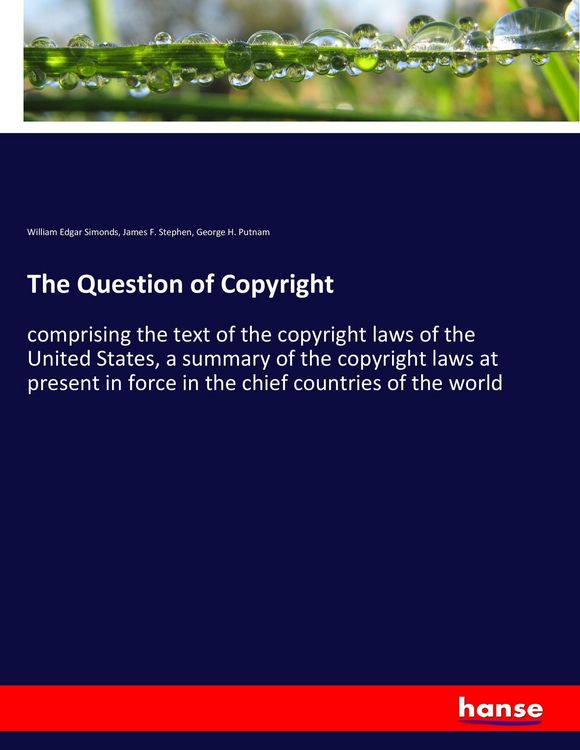 Produktbild: The Question of Copyright