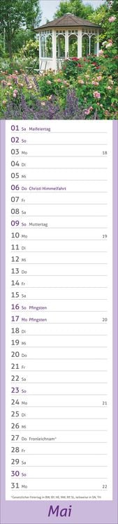Produktbild: times&more Garten Langplaner 2027