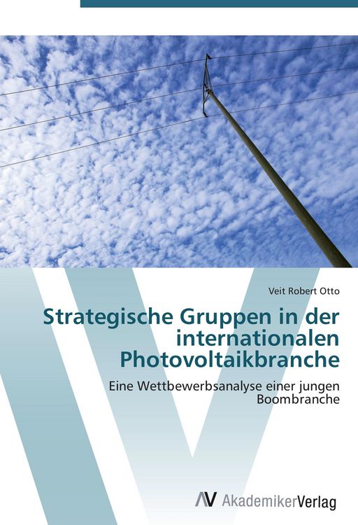 Produktbild: Strategische Gruppen in der internationalen Photovoltaikbranche