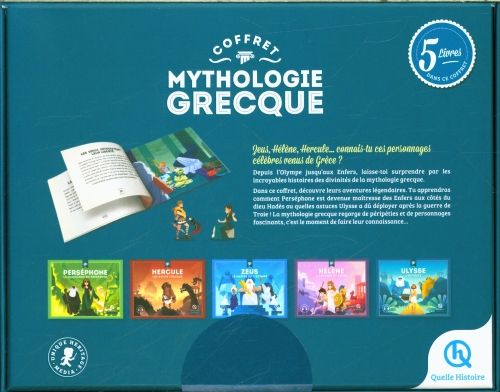 Produktbild: Mythologie grecque : coffret 5 livres
