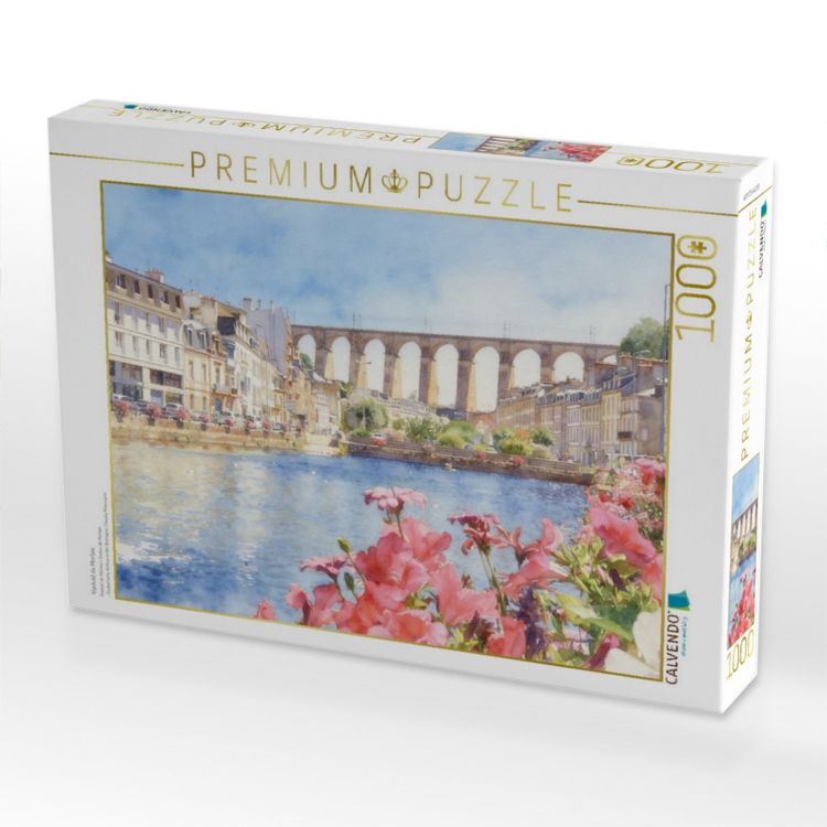 Produktbild: CALVENDO Puzzle Viadukt de Morlaix | 1000 Teile Lege-Gr&ouml;&szlig;e 64x48cm Foto-Puzzle f&uuml;r gl&uuml;ckliche Stunden