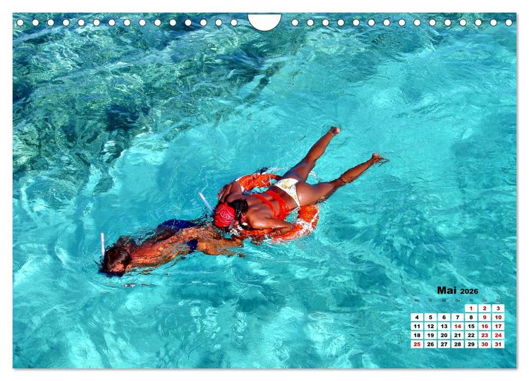 Produktbild: Tr&auml;ume in T&uuml;rkis - Bilder aus Kuba (Wandkalender 2026 DIN A4 quer), CALVENDO Monatskalender
