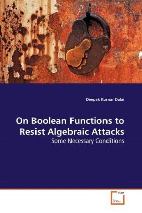 Produktbild: Dalai, D: On Boolean Functions to Resist Algebraic Attacks