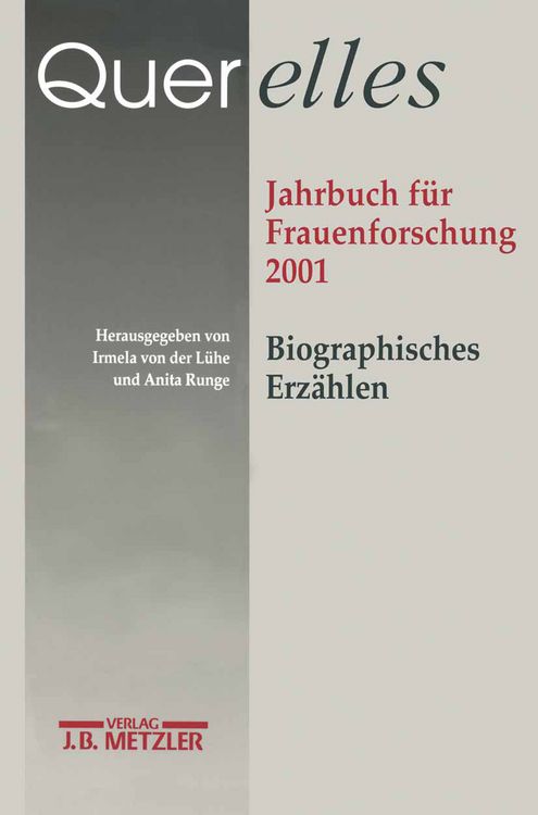 Produktbild: Querelles. Jahrbuch f&uuml;r Frauenforschung 2001