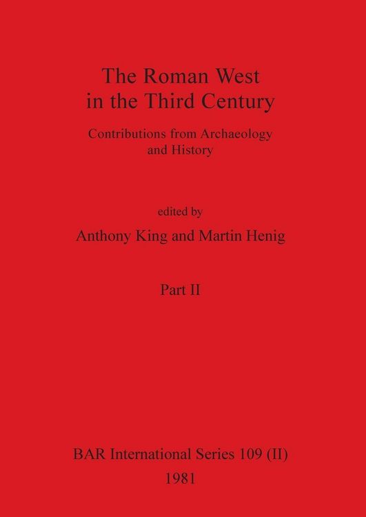Produktbild: The Roman West in the Third Century, Part ii