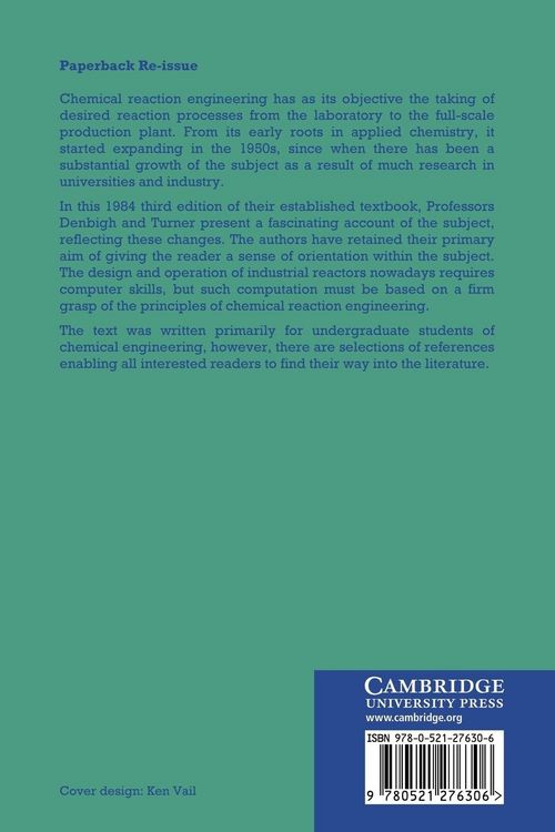Produktbild: Chemical Reactor Theory