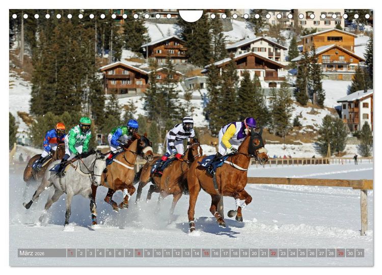 Produktbild: AROSA im Winter (Wandkalender 2026 DIN A4 quer), CALVENDO Monatskalender