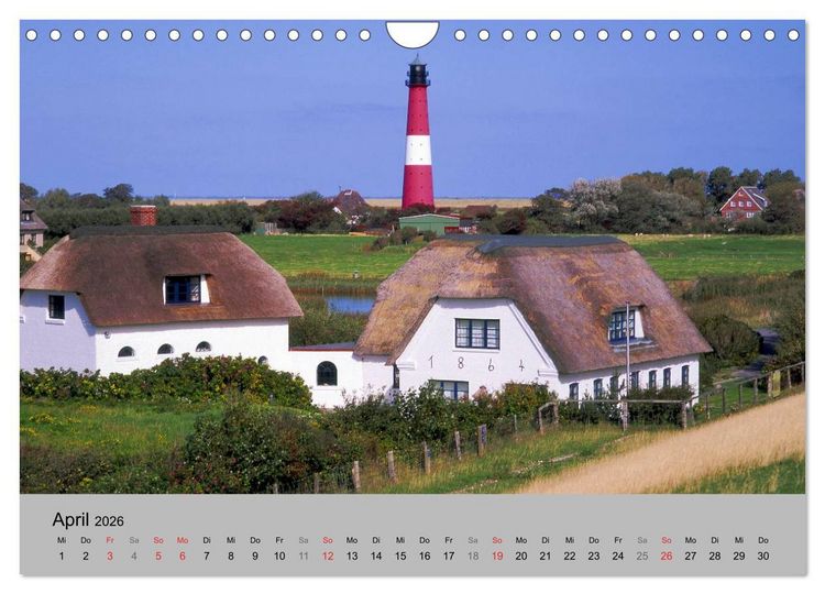 Produktbild: Deutschlands sch&ouml;ner Norden (Wandkalender 2026 DIN A4 quer), CALVENDO Monatskalender