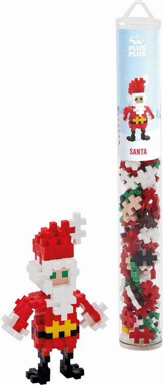 Produktbild: Plus-Plus 100 Tube Kreativ Bausteine Weihnachtsmann