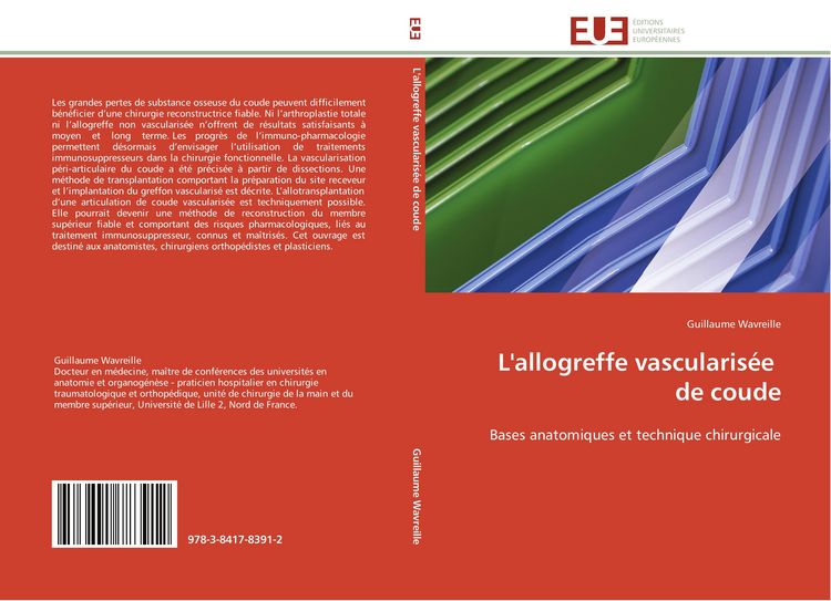 Produktbild: L'allogreffe vascularis&eacute;e de coude