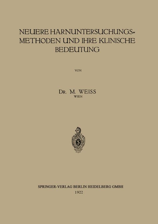 Produktbild: Neuere Harnuntersuchungsmethoden und ihre klinische Bedeutung