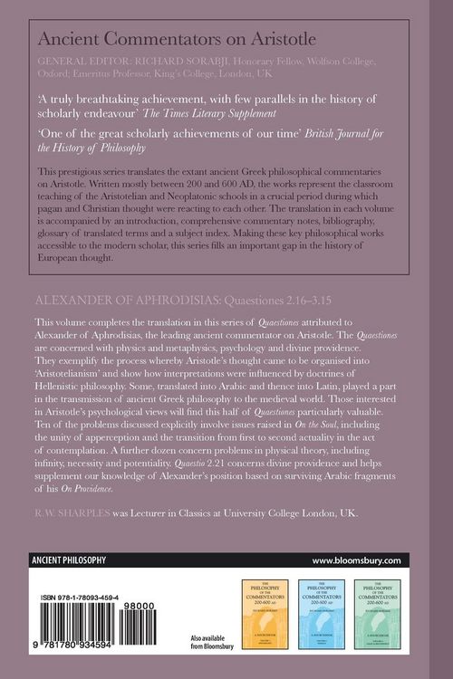 Produktbild: Alexander of Aphrodisias