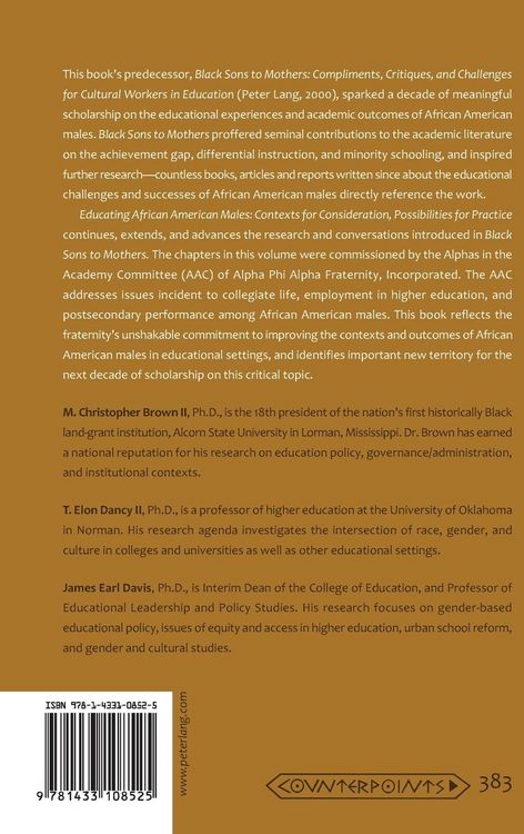 Produktbild: Educating African American Males