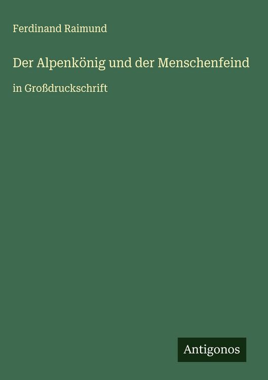 Produktbild: Der Alpenk&ouml;nig und der Menschenfeind