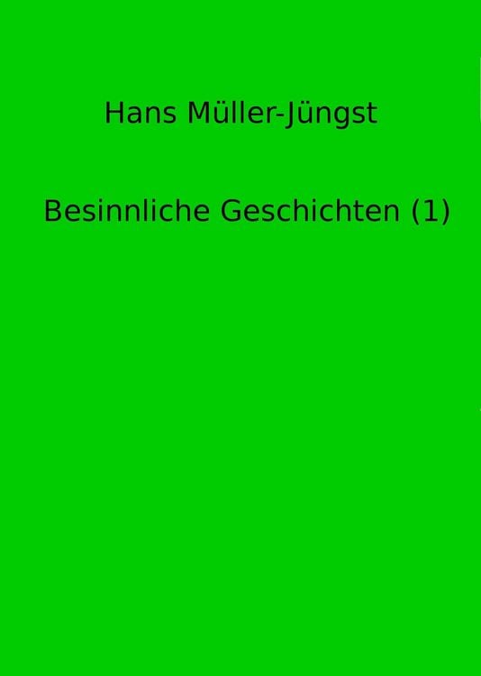 Produktbild: Besinnliche Geschichten (1)