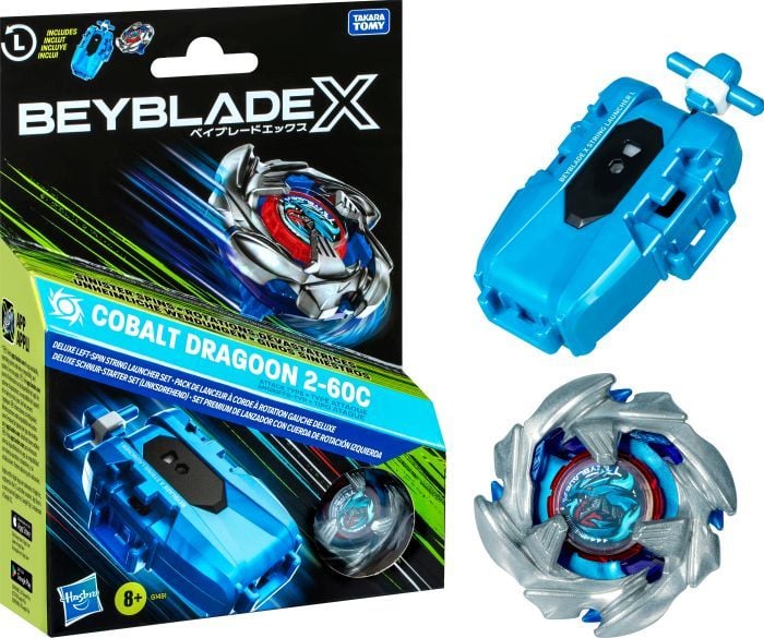 Produktbild: Beyblade X Cobalt Dragoon 2-60C Schnur-Starter Set