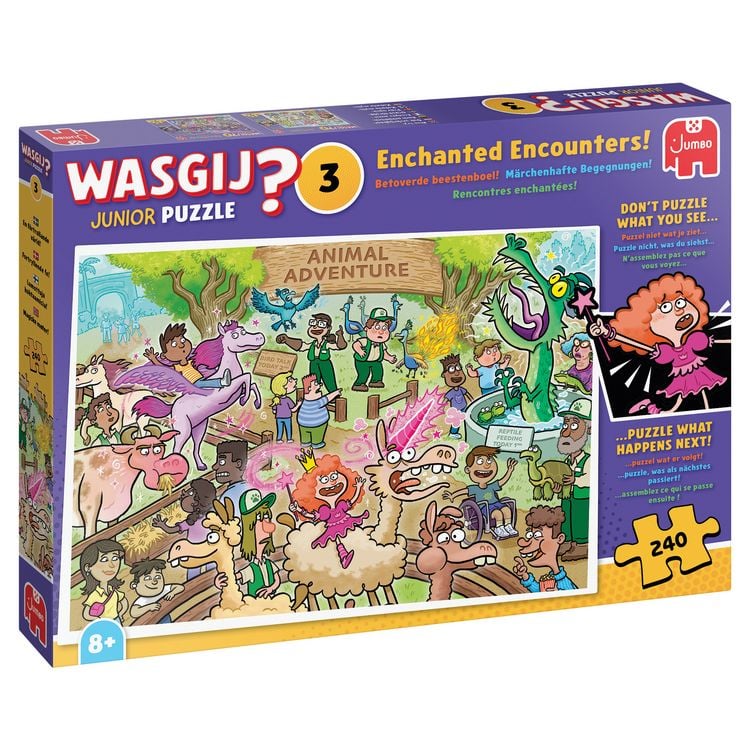 Produktbild: Wasgij Junior 3 - M&auml;rchenhafte Begegnungen! (Puzzle 240 Teile)