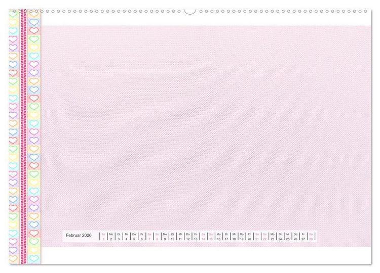 Produktbild: Bastelkalender Nostalgie-Rahmen 2026 (hochwertiger Premium Wandkalender 2026 DIN A2 quer), Kunstdruck in Hochglanz