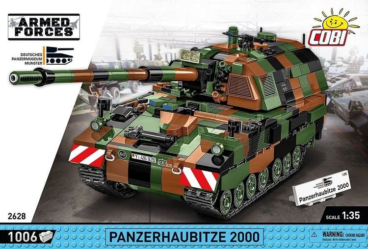 Produktbild: COBI Armed Forces 2628 - Panzerhaubitze 2000, 1002 Klemmbausteine