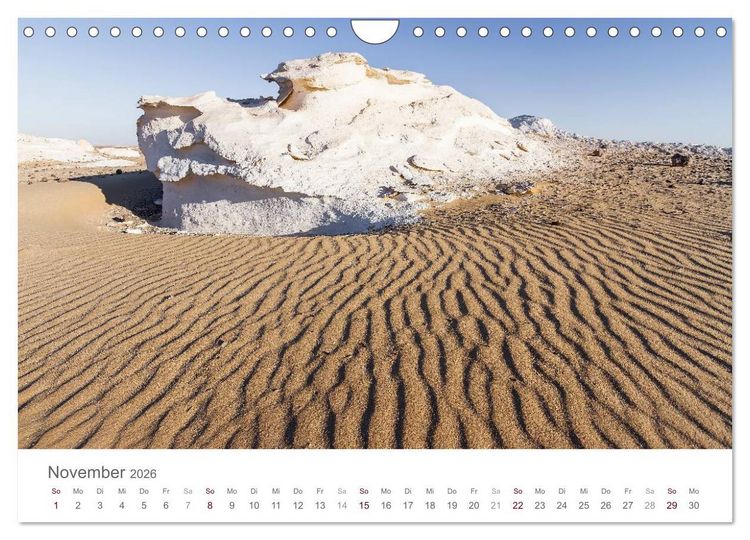 Produktbild: Impressionen - Wei&szlig;e W&uuml;ste (Wandkalender 2026 DIN A4 quer), CALVENDO Monatskalender