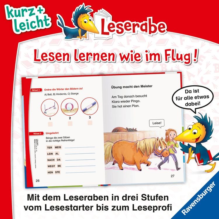 Produktbild: Leserabe 1. Lesestufe Kurz und leicht - Kleines Pony, gro&szlig;er Traum
