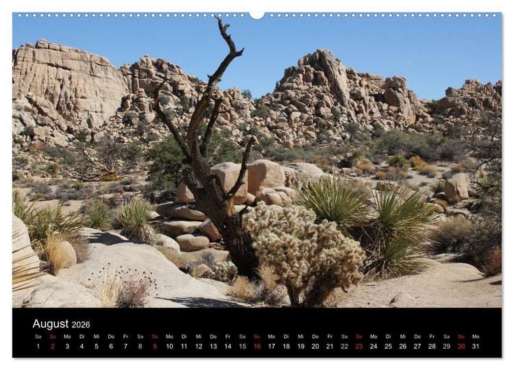 Produktbild: Kalifornien 2026 (hochwertiger Premium Wandkalender 2026 DIN A2 quer), Kunstdruck in Hochglanz