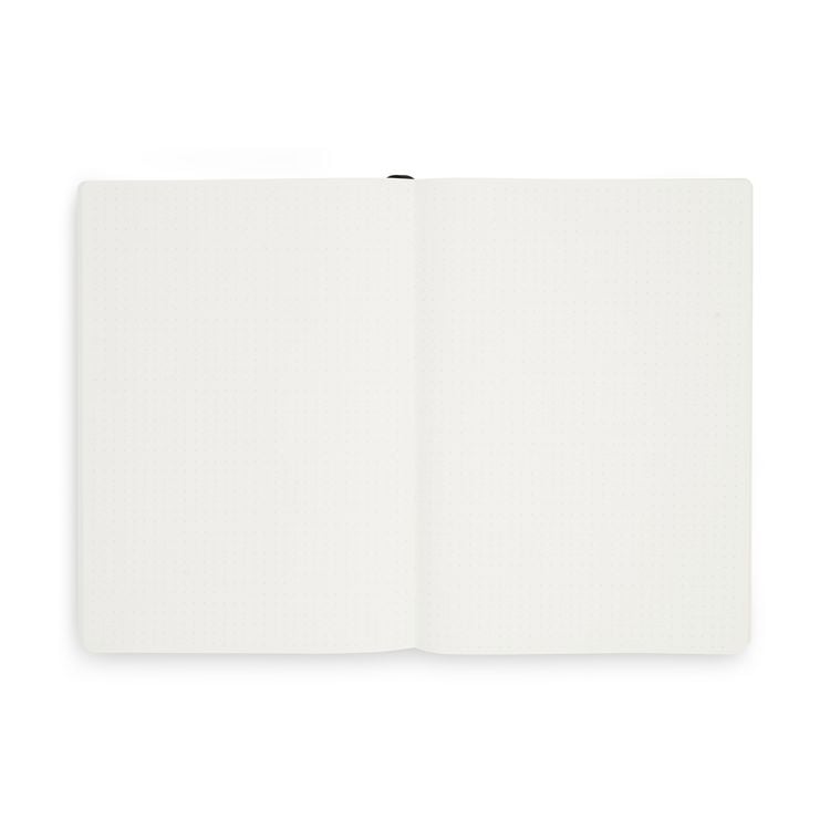 Produktbild: Notizbuch B5 Softcover Navy Blue Punktiert, 128 Seiten