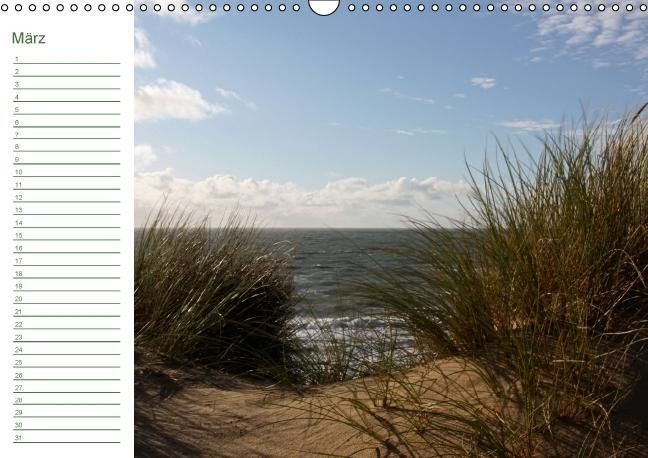 Produktbild: Sylter D&uuml;nen (Wandkalender immerw&auml;hrend DIN A3 quer)