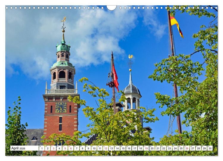 Produktbild: Leer - Perle Ostfrieslands (Wandkalender 2026 DIN A3 quer), CALVENDO Monatskalender