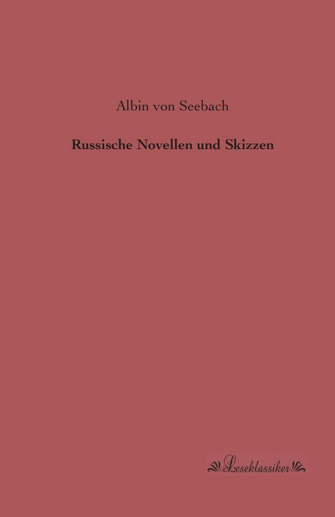 Produktbild: Russische Novellen und Skizzen