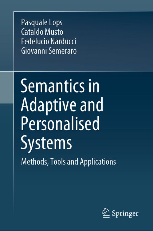 Produktbild: Semantics in Adaptive and Personalised Systems