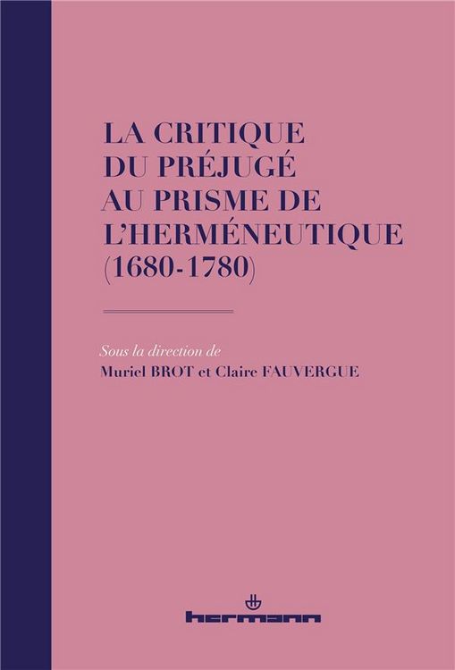 Produktbild: La critique du prejuge au prisme