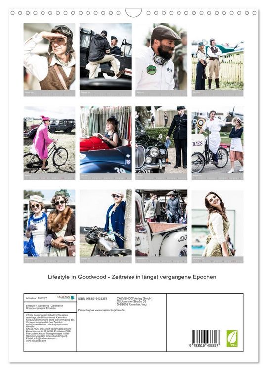 Produktbild: Lifestyle in Goodwood - Zeitreise in l&auml;ngst vergangene Epochen (Wandkalender 2026 DIN A3 hoch), CALVENDO Monatskalender