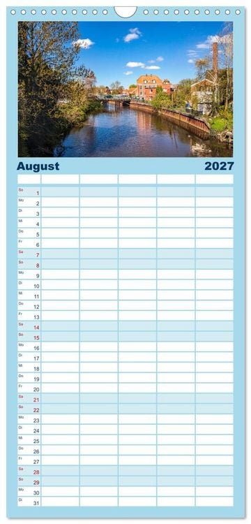 Produktbild: Familienplaner 2027 - Norden-Norddeich. Maritime Orte mit Flair mit 5 Spalten (Wandkalender, 21 x 45 cm) CALVENDO