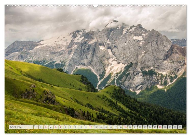 Produktbild: "Bergpixel" Faszination Bergwandern (hochwertiger Premium Wandkalender 2026 DIN A2 quer), Kunstdruck in Hochglanz