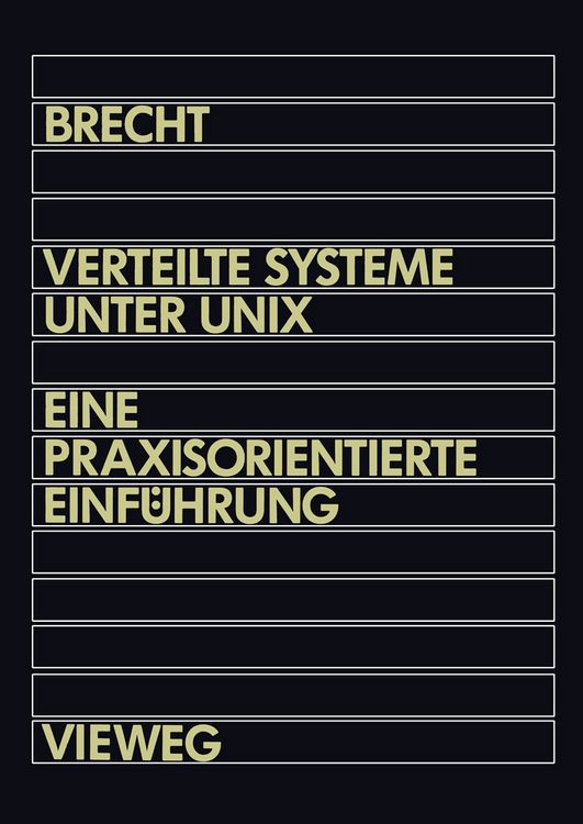 Produktbild: Verteilte Systeme unter UNIX