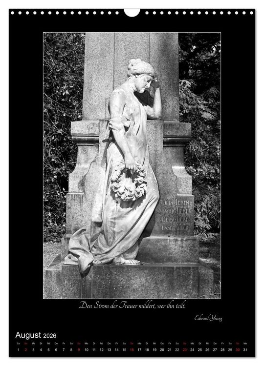 Produktbild: S&uuml;dfriedhof Leipzig (Wandkalender 2026 DIN A3 hoch), CALVENDO Monatskalender