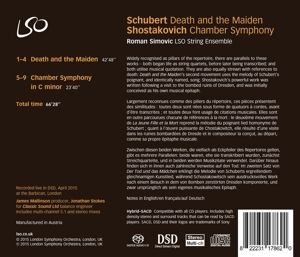 Produktbild: Der Tod und das M&auml;dchen/Kammersinfonie in c-moll