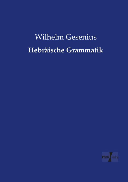 Produktbild: Hebr&auml;ische Grammatik