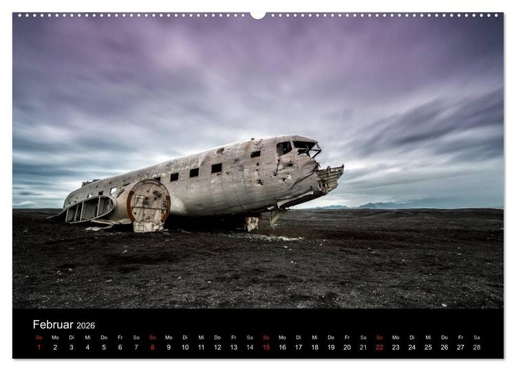 Produktbild: Island - einzigartige Landschaften (hochwertiger Premium Wandkalender 2026 DIN A2 quer), Kunstdruck in Hochglanz