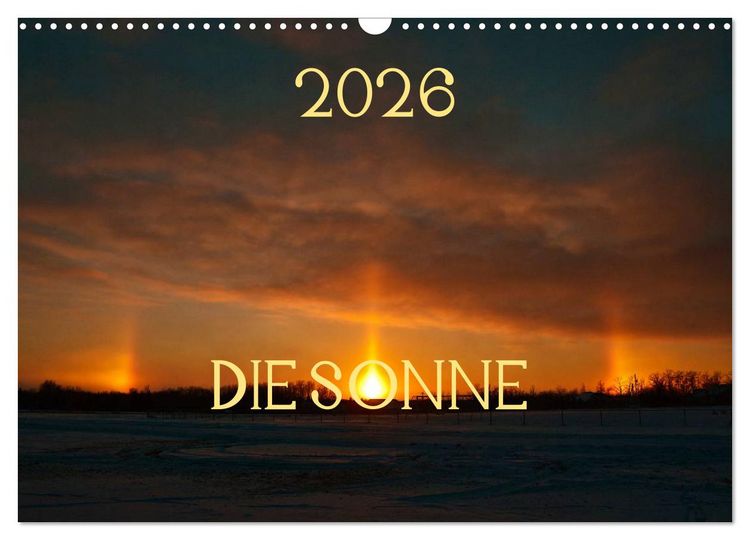Produktbild: Die Sonne - 2026 (Wandkalender 2026 DIN A3 quer), CALVENDO Monatskalender